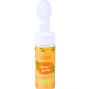 ESPUMA DE LIMPEZA LARANJA COM VITAMINA C 150ML - MISS ROSE