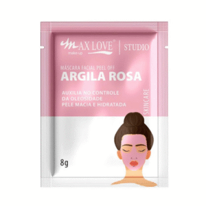 MASCARA FACIAL  ARGILA ROSA SACHE - MAX LOVE