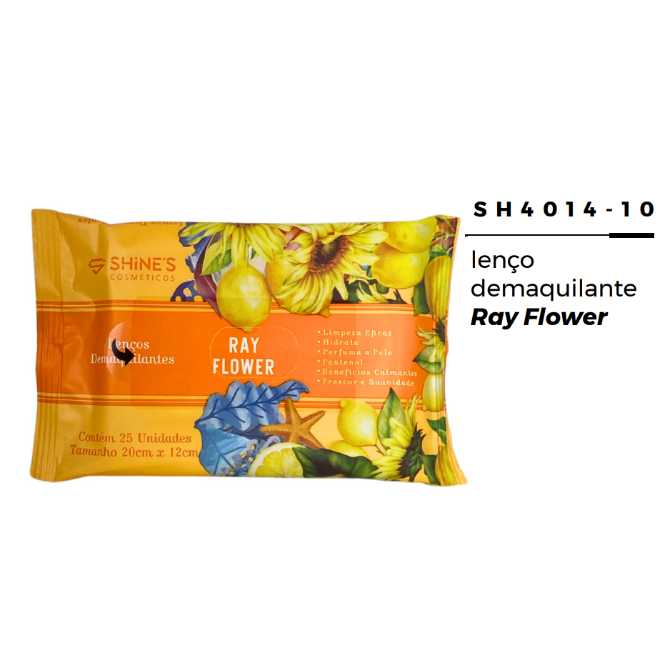 LENCO DEMAQUILANTE RAY FLOWER - SHINE'S - Imagem 2