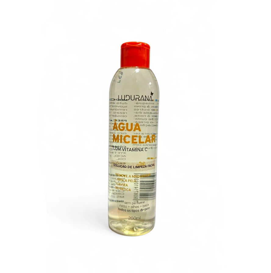 ÁGUA MICELAR VITAMINA C 200ML - LUDURANA
