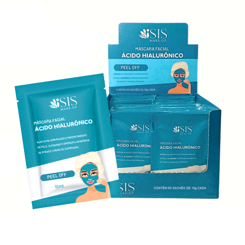 MASCARA FACIAL ACIDO HIALURONICO PEEL OFF 10ML SACHE - ISIS - Imagem 2