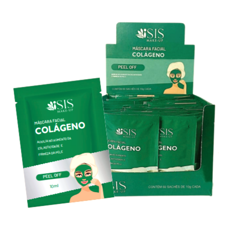 MASCARA FACIAL COLAGENO 10ML SACHE - ISIS - Imagem 2