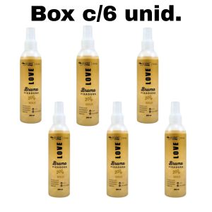 BOX BRUMA FIXADORA GOLD 200ML ( BOX COM 6 UNIDADES ) - MAX LOVE