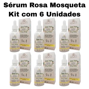 KIT SERUM FACIAL ROSA MOSQUETA ( KIT COM 6 UNIDADES ) - PHALLEBEAUTY