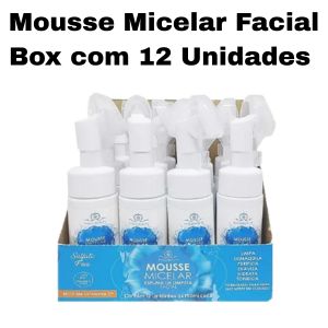 BOX MOUSSE MICELAR SULFATE FREE ( BOX COM 12 UNIDADE ) PHALLEBEAUTY