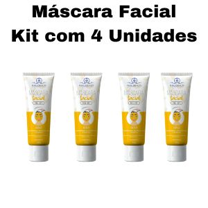 KIT MASCARA FACIAL BISNAGA PEEL OF GOLD 50 G ( KIT COM 4 UNIDADES ) - PHALLEBEAUTY