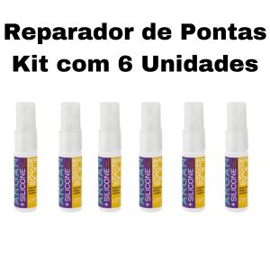 KIT REPARADOR DE PONTAS ARGAN + SILICONE 15ML - SAFIRA