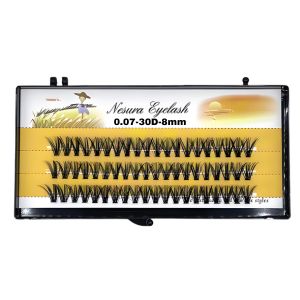 CILIOS POSTIÇOS TUFINHO C/60 CÍLIOS INDIVIDUAIS TAMANHO 0.07-30D-8MM - ROYAL