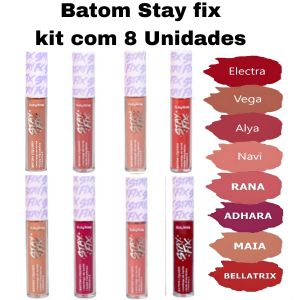 KIT BATOM LIQUIDO STAY FIX - ( KIT COM 8 UNIDADES ) RUBY ROSE